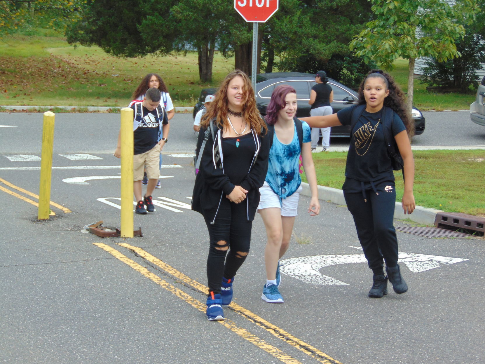First day of school at Charles L. Spragg School